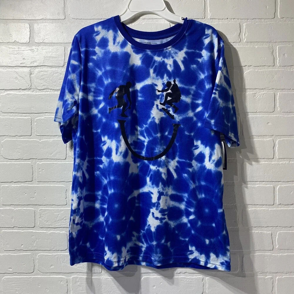 NEW Peace, Love & Dreams Tie Dye Pajama Top & Pajama Shorts Sleep Set XXL